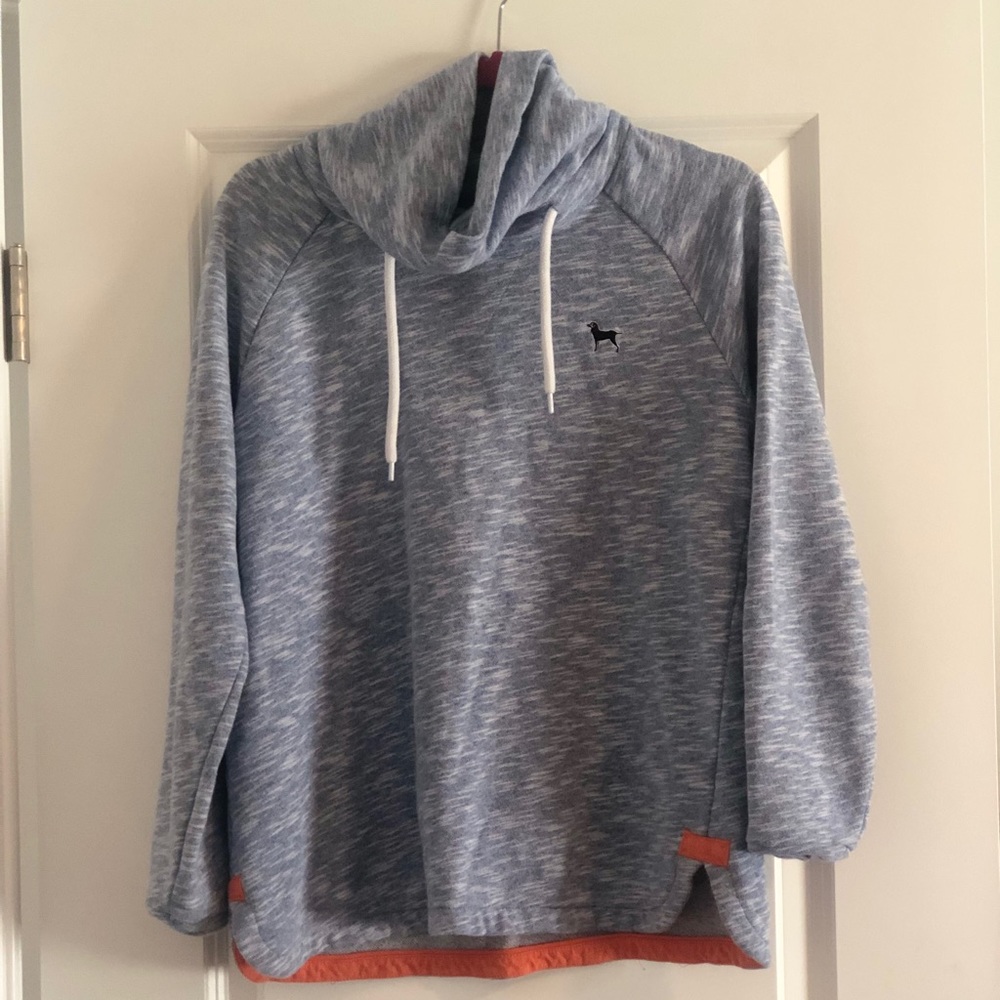 The black dog cowl neck pull over!